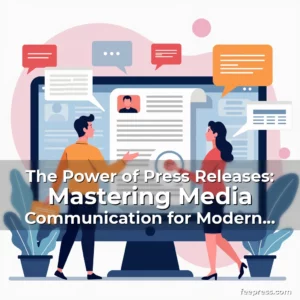 Artistic representation for The Power of Press Releases: Mastering Media Communication for Modern Businesses